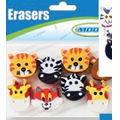 Awesome Animals Topper Eraser Assortment
